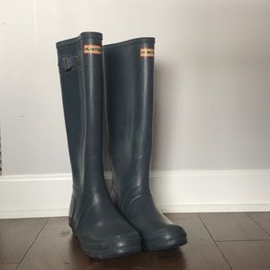 Hunter Original Tall Navy Rain Boots